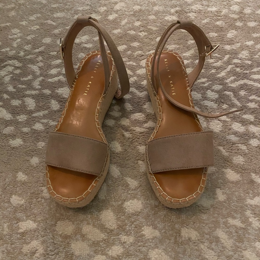 Espadrille wedge sandals